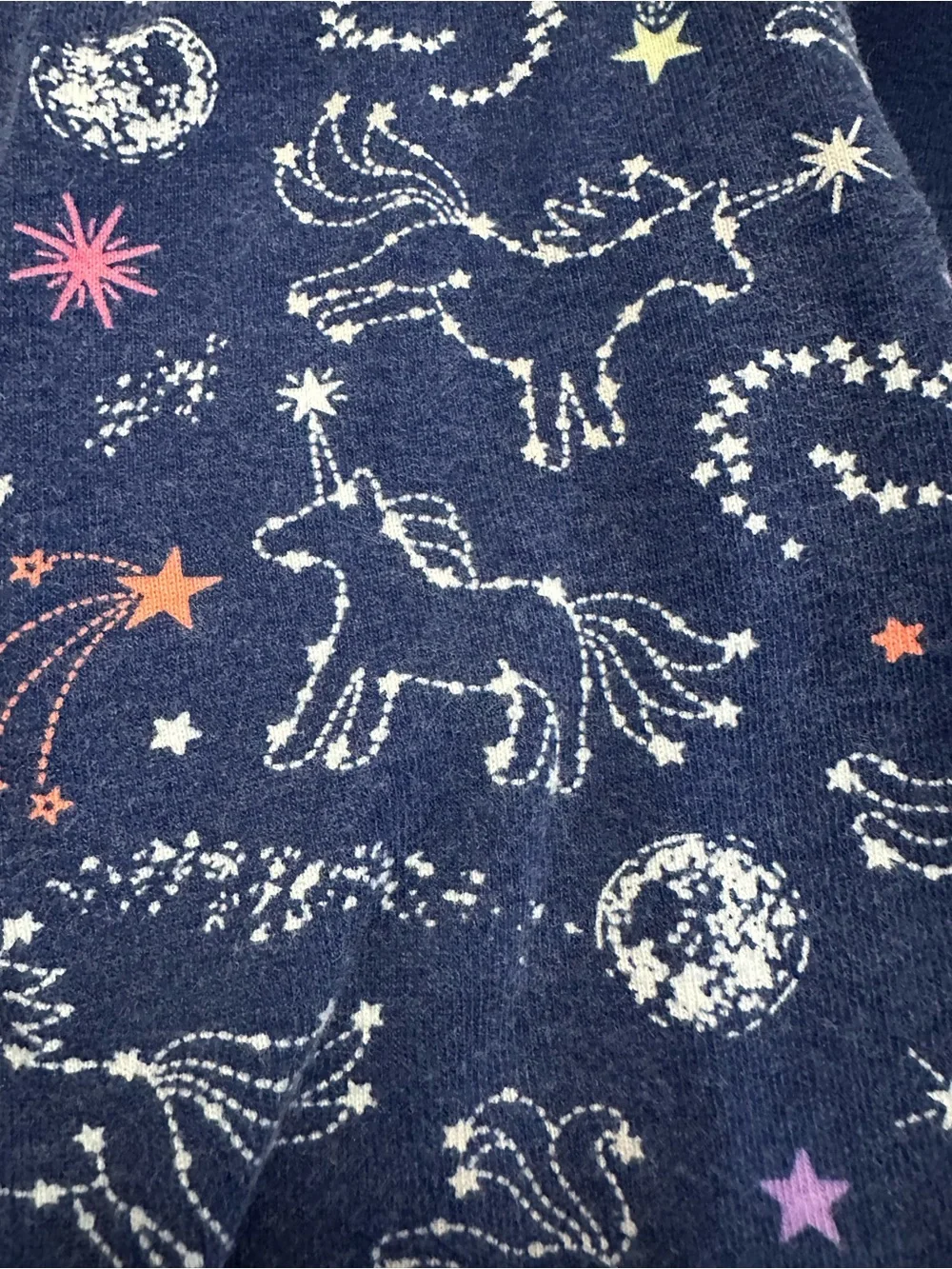 ❄️🦄 Girls 12-18M Pajama Bundle Disney Olaf + Glow Unicorn